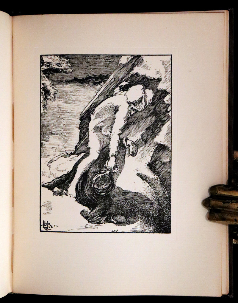1896 Rare First Edition Book on Werewolves - THE WERE-WOLF by Clemence Housman. Illustrated.