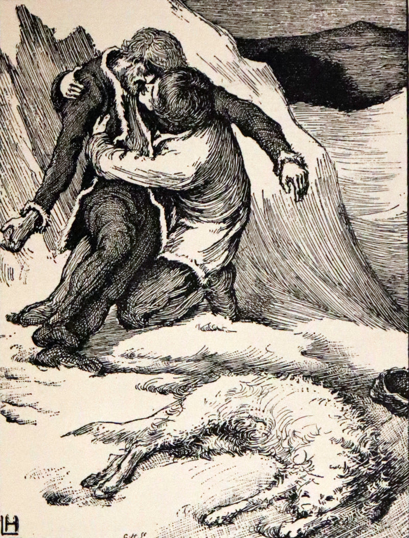 1896 Rare First Edition Book on Werewolves - THE WERE-WOLF by Clemence Housman. Illustrated.