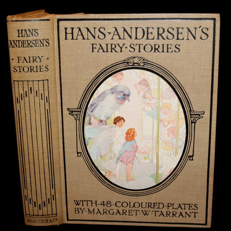 1925 Rare Book - Hans Andersen's FAIRY Stories with 48 Coloured Plates By Margaret W. Tarrant.