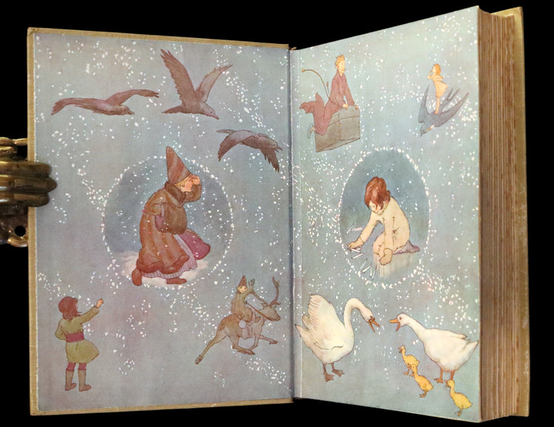 1925 Rare Book - Hans Andersen's FAIRY Stories with 48 Coloured Plates By Margaret W. Tarrant.