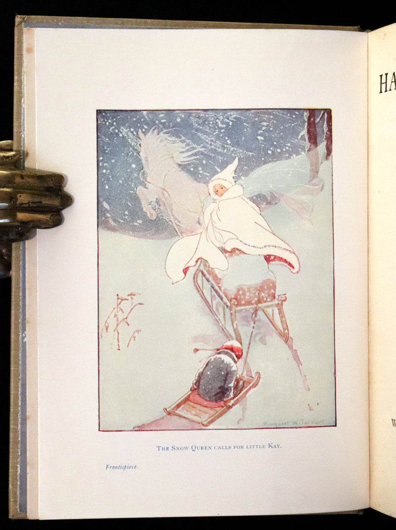1925 Rare Book - Hans Andersen's FAIRY Stories with 48 Coloured Plates By Margaret W. Tarrant.