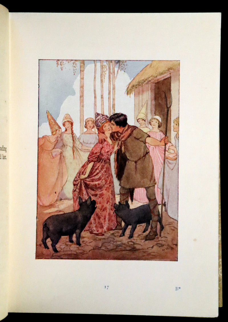 1925 Rare Book - Hans Andersen's FAIRY Stories with 48 Coloured Plates By Margaret W. Tarrant.