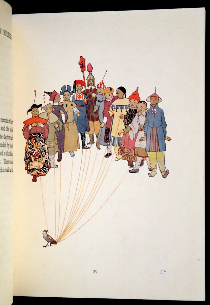 1925 Rare Book - Hans Andersen's FAIRY Stories with 48 Coloured Plates By Margaret W. Tarrant.