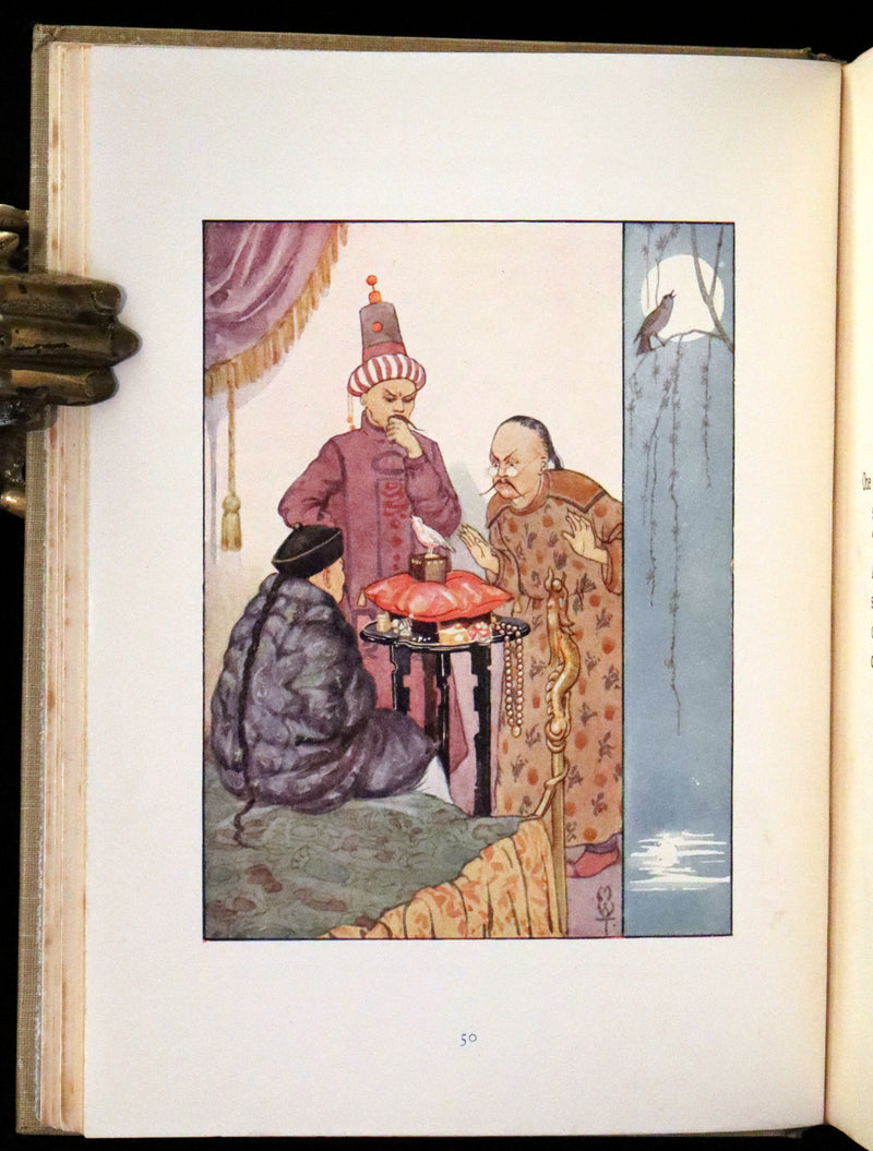 1925 Rare Book - Hans Andersen's FAIRY Stories with 48 Coloured Plates By Margaret W. Tarrant.