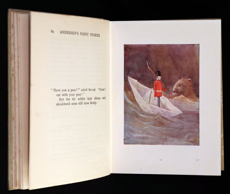 1925 Rare Book - Hans Andersen's FAIRY Stories with 48 Coloured Plates By Margaret W. Tarrant.