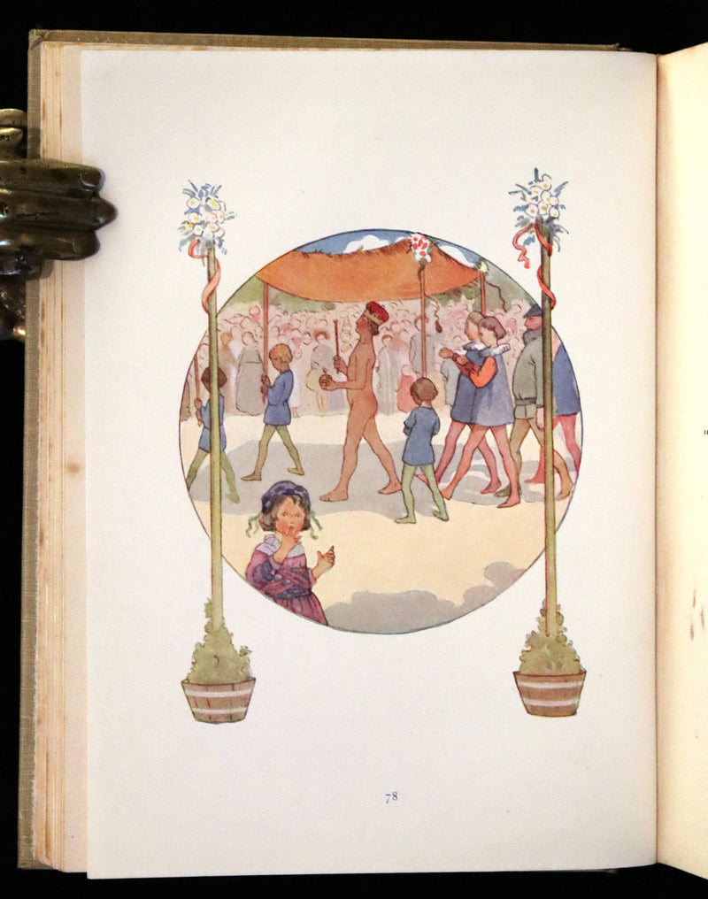 1925 Rare Book - Hans Andersen's FAIRY Stories with 48 Coloured Plates By Margaret W. Tarrant.
