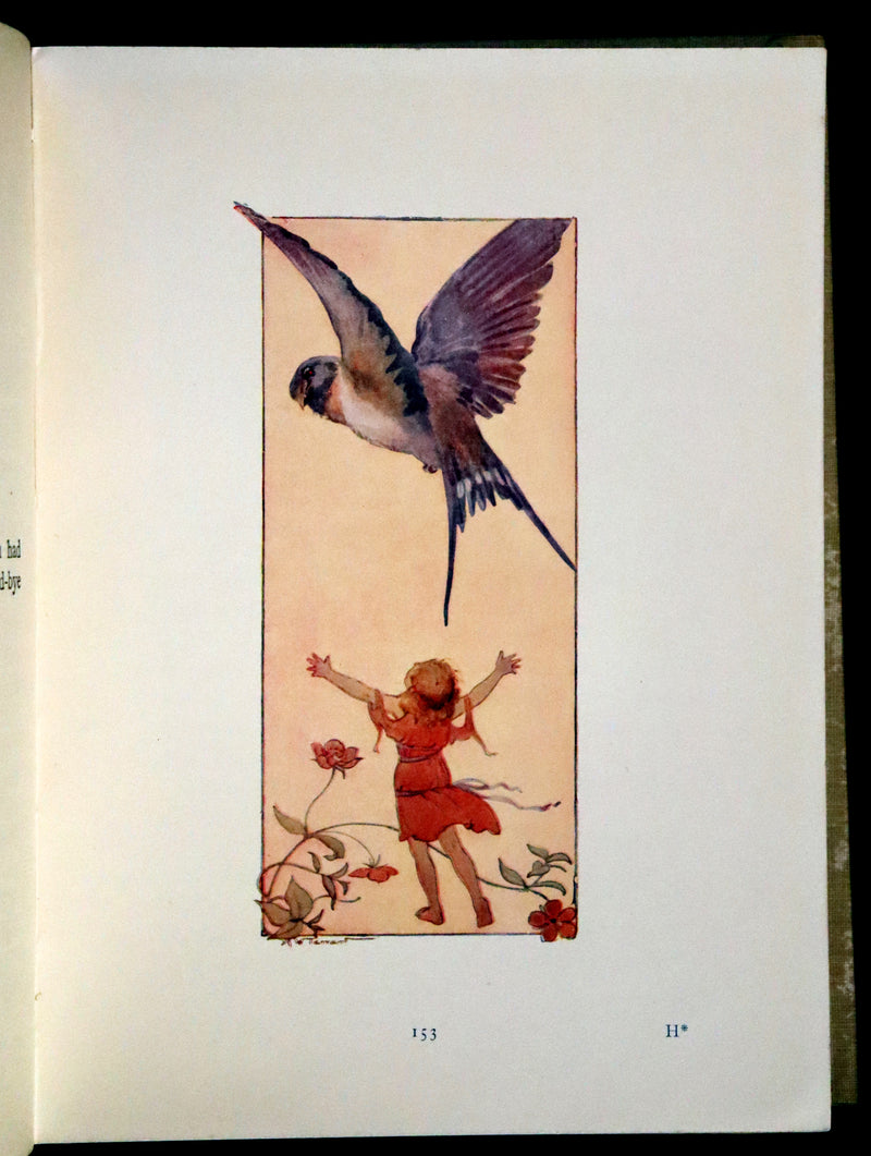 1925 Rare Book - Hans Andersen's FAIRY Stories with 48 Coloured Plates By Margaret W. Tarrant.