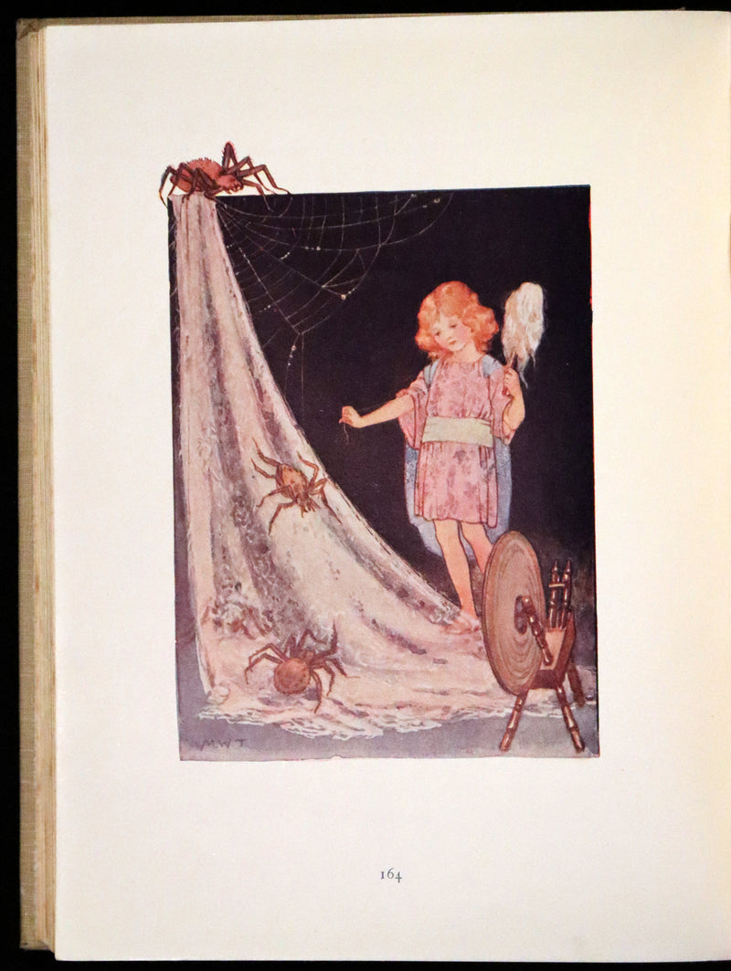1925 Rare Book - Hans Andersen's FAIRY Stories with 48 Coloured Plates By Margaret W. Tarrant.