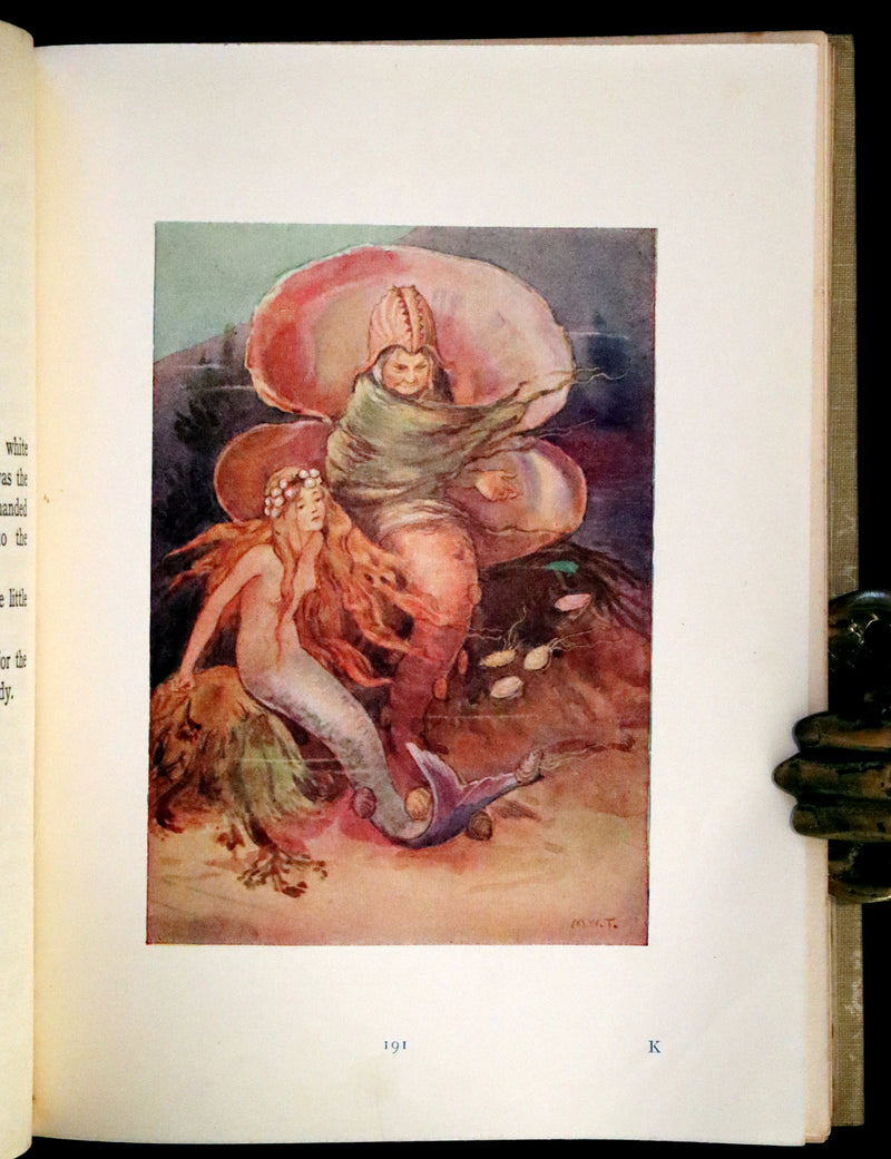 1925 Rare Book - Hans Andersen's FAIRY Stories with 48 Coloured Plates By Margaret W. Tarrant.