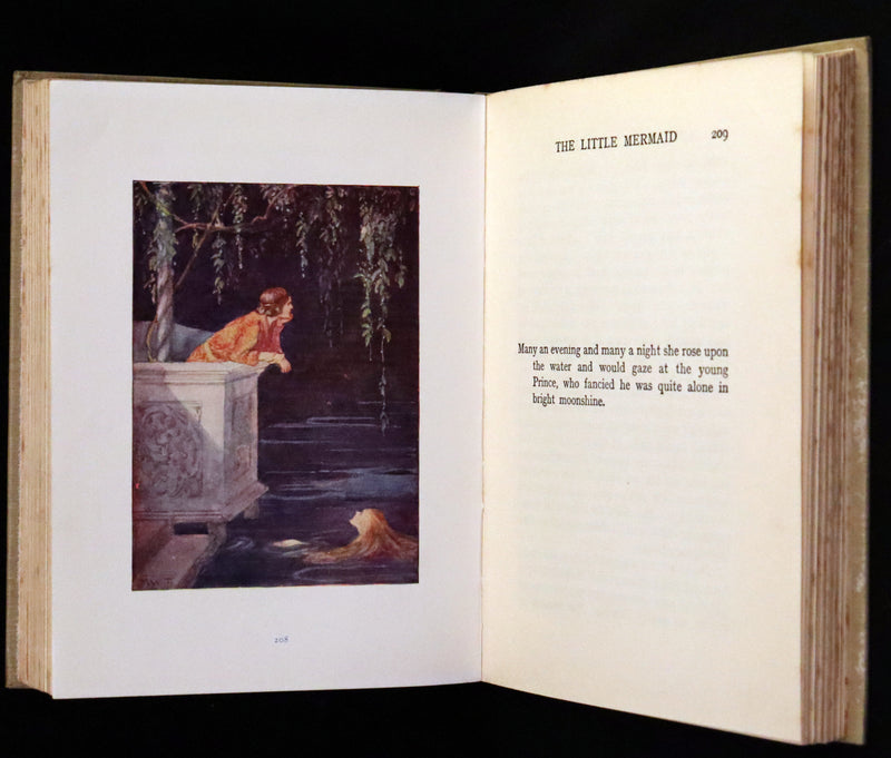 1925 Rare Book - Hans Andersen's FAIRY Stories with 48 Coloured Plates By Margaret W. Tarrant.