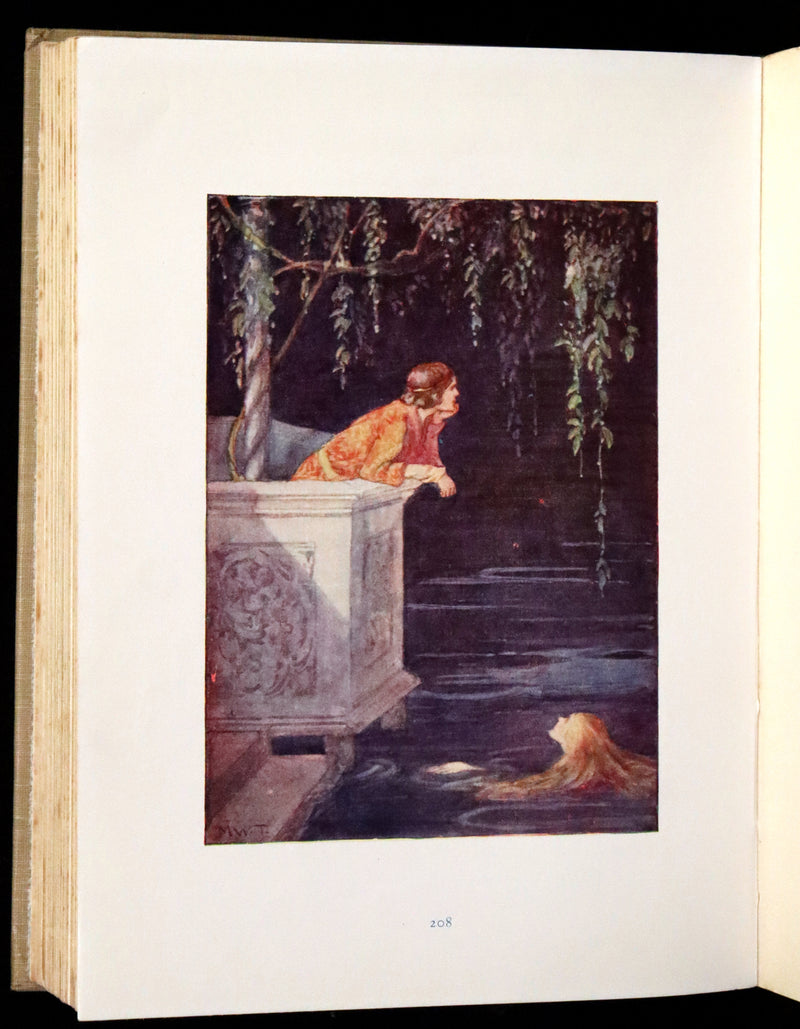 1925 Rare Book - Hans Andersen's FAIRY Stories with 48 Coloured Plates By Margaret W. Tarrant.
