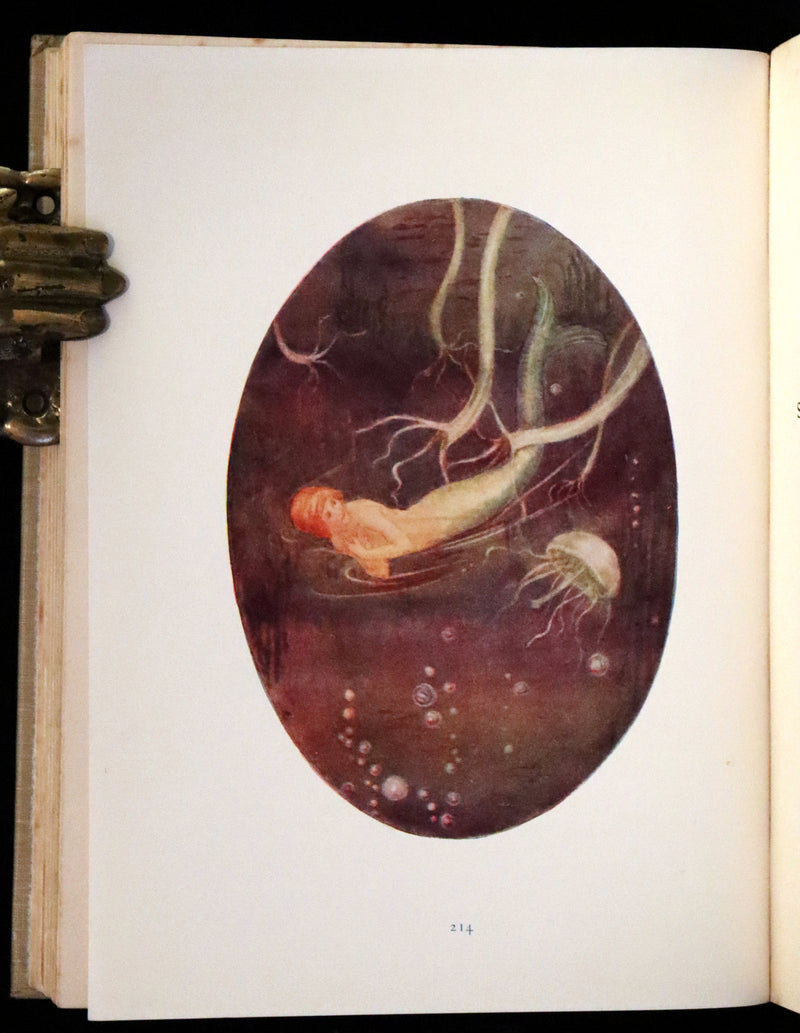 1925 Rare Book - Hans Andersen's FAIRY Stories with 48 Coloured Plates By Margaret W. Tarrant.