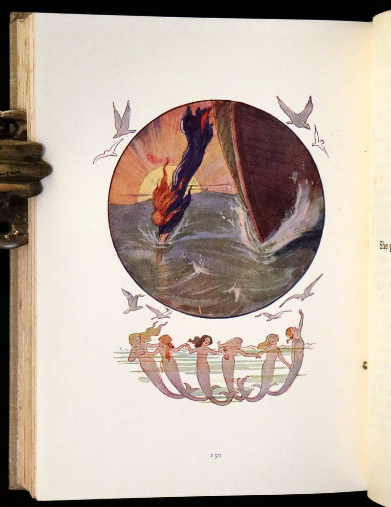 1925 Rare Book - Hans Andersen's FAIRY Stories with 48 Coloured Plates By Margaret W. Tarrant.