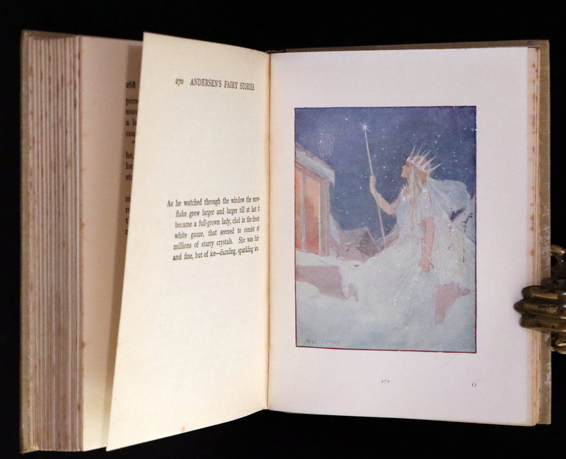 1925 Rare Book - Hans Andersen's FAIRY Stories with 48 Coloured Plates By Margaret W. Tarrant.