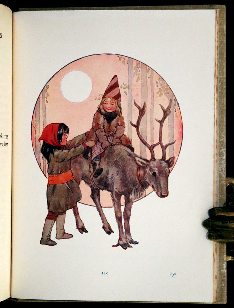 1925 Rare Book - Hans Andersen's FAIRY Stories with 48 Coloured Plates By Margaret W. Tarrant.