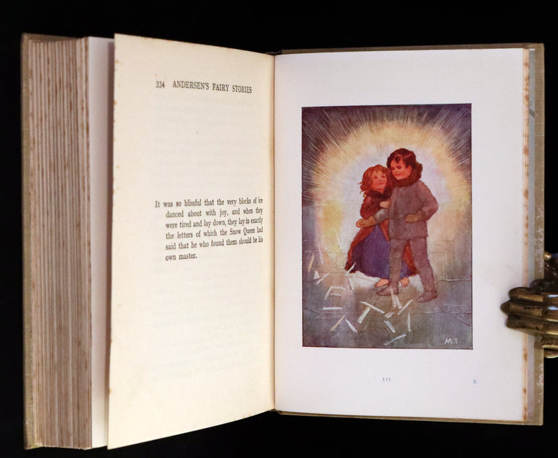 1925 Rare Book - Hans Andersen's FAIRY Stories with 48 Coloured Plates By Margaret W. Tarrant.