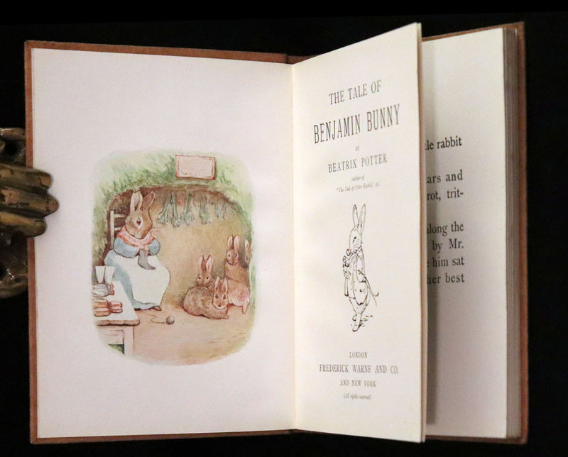 1910 Rare Early Edition - Beatrix Potter - The Tale of Benjamin Bunny.