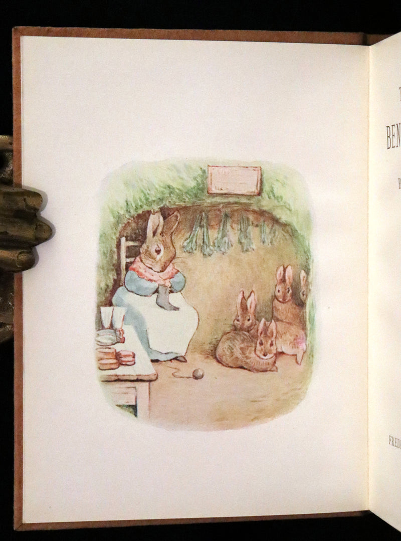 1910 Rare Early Edition - Beatrix Potter - The Tale of Benjamin Bunny.