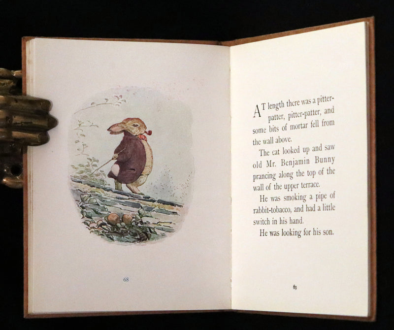 1910 Rare Early Edition - Beatrix Potter - The Tale of Benjamin Bunny.