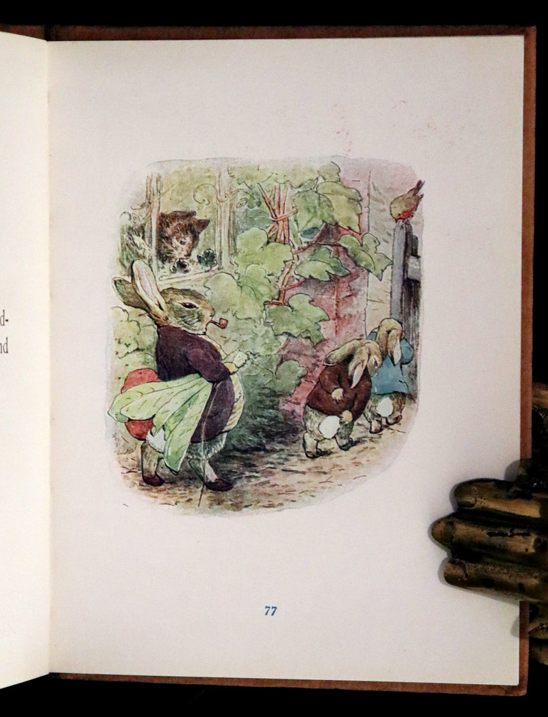 1910 Rare Early Edition - Beatrix Potter - The Tale of Benjamin Bunny.