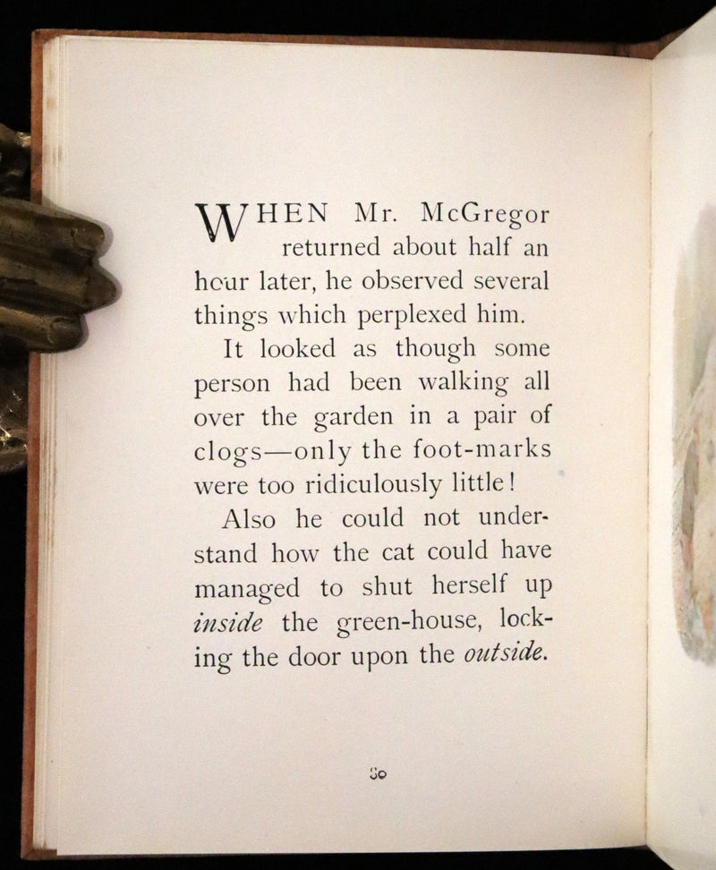 1910 Rare Early Edition - Beatrix Potter - The Tale of Benjamin Bunny.