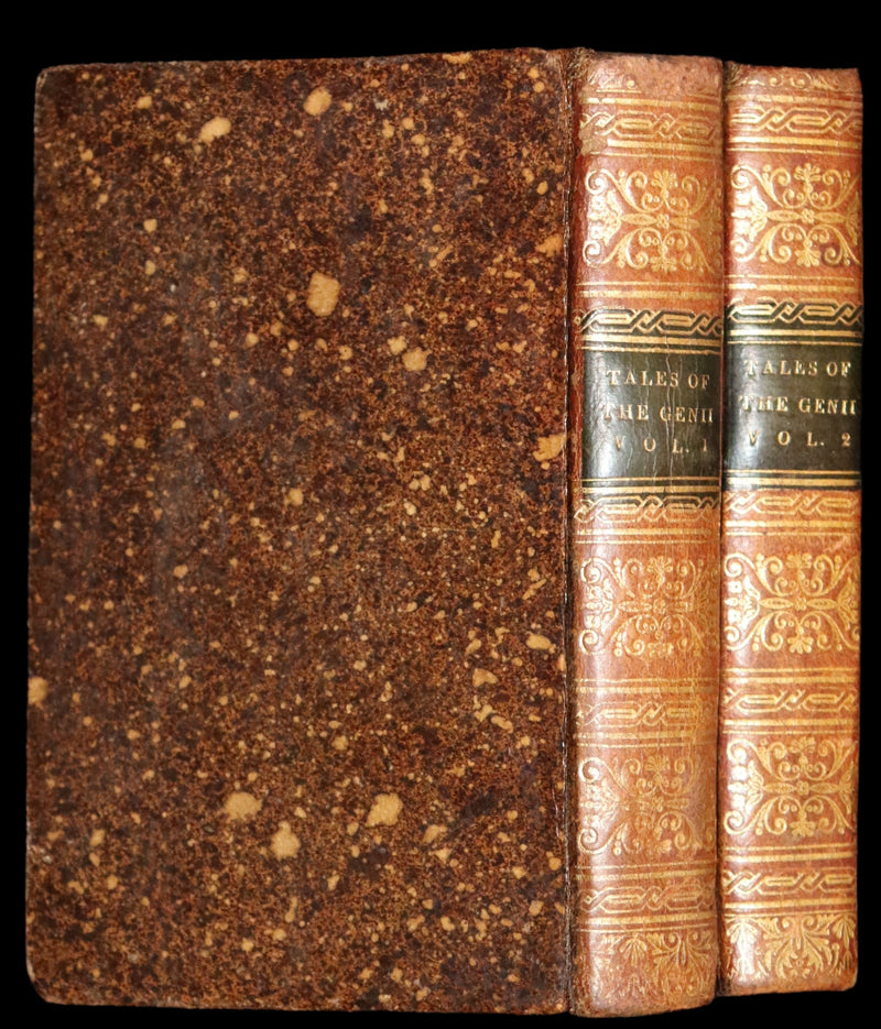 1825 Scarce Book Set - The Tales of the Genii, Translated from the Persian by Sir Charles Morrell.