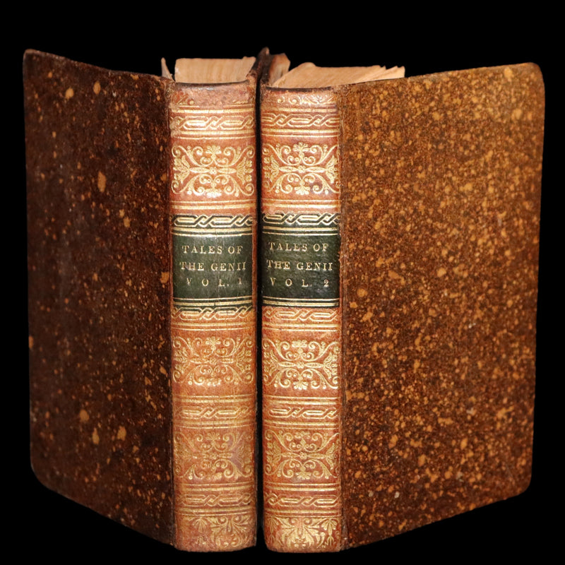 1825 Scarce Book Set - The Tales of the Genii, Translated from the Persian by Sir Charles Morrell.