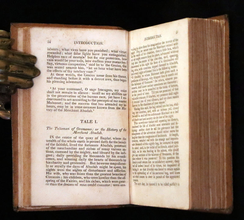 1825 Scarce Book Set - The Tales of the Genii, Translated from the Persian by Sir Charles Morrell.