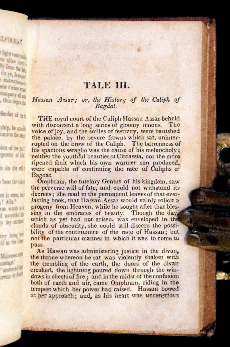 1825 Scarce Book Set - The Tales of the Genii, Translated from the Persian by Sir Charles Morrell.