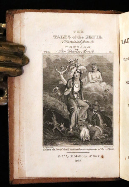 1825 Scarce Book Set - The Tales of the Genii, Translated from the Persian by Sir Charles Morrell.