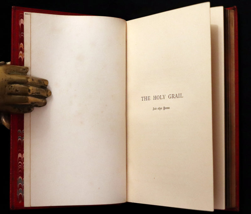 1870 1stED Maclehose Binding - Legend of King Arthur - The Holy Grail by Alfred Tennyson.