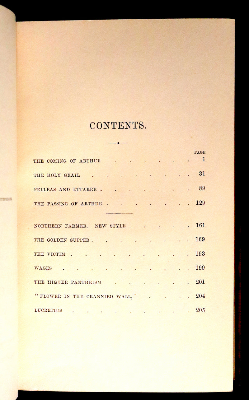 1870 1stED Maclehose Binding - Legend of King Arthur - The Holy Grail by Alfred Tennyson.