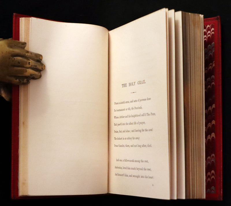 1870 1stED Maclehose Binding - Legend of King Arthur - The Holy Grail by Alfred Tennyson.
