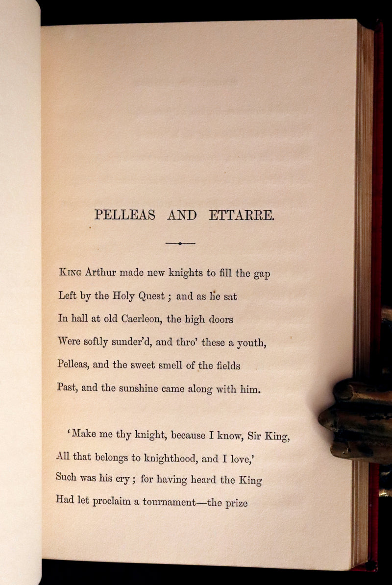 1870 1stED Maclehose Binding - Legend of King Arthur - The Holy Grail by Alfred Tennyson.