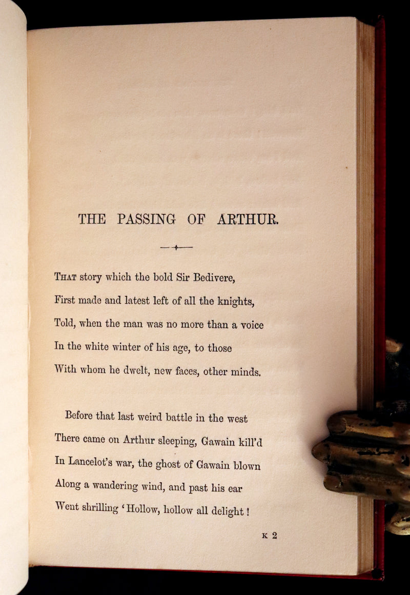 1870 1stED Maclehose Binding - Legend of King Arthur - The Holy Grail by Alfred Tennyson.