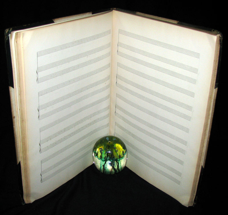 1899 Scarce Victorian Manuscript Music Book - The Slender Boy, None Other, Ich Stand in Dunklen Traumen, etc.