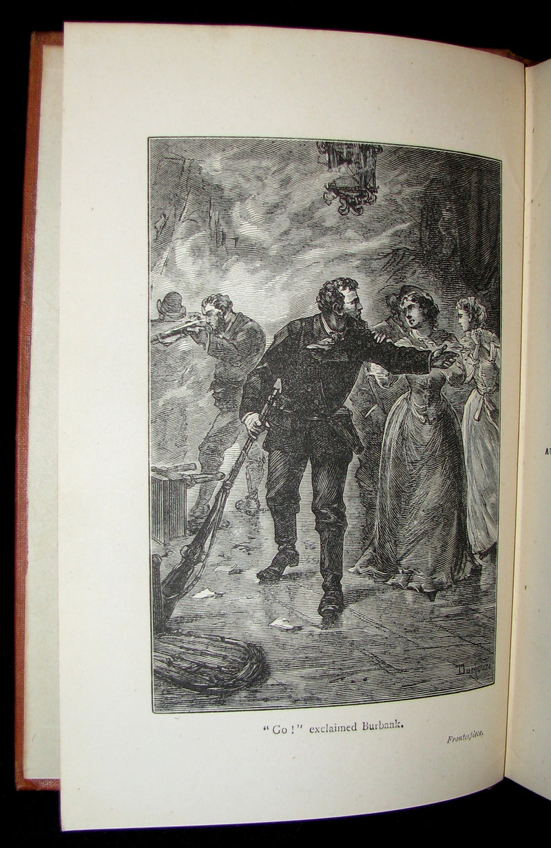1891 Rare Jules Verne early Edition - BURBANK THE NORTHERNER. A Tale of the American Civil War