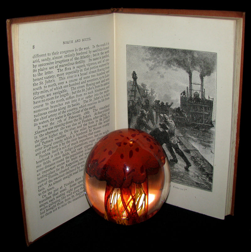 1891 Rare Jules Verne early Edition - BURBANK THE NORTHERNER. A Tale of the American Civil War