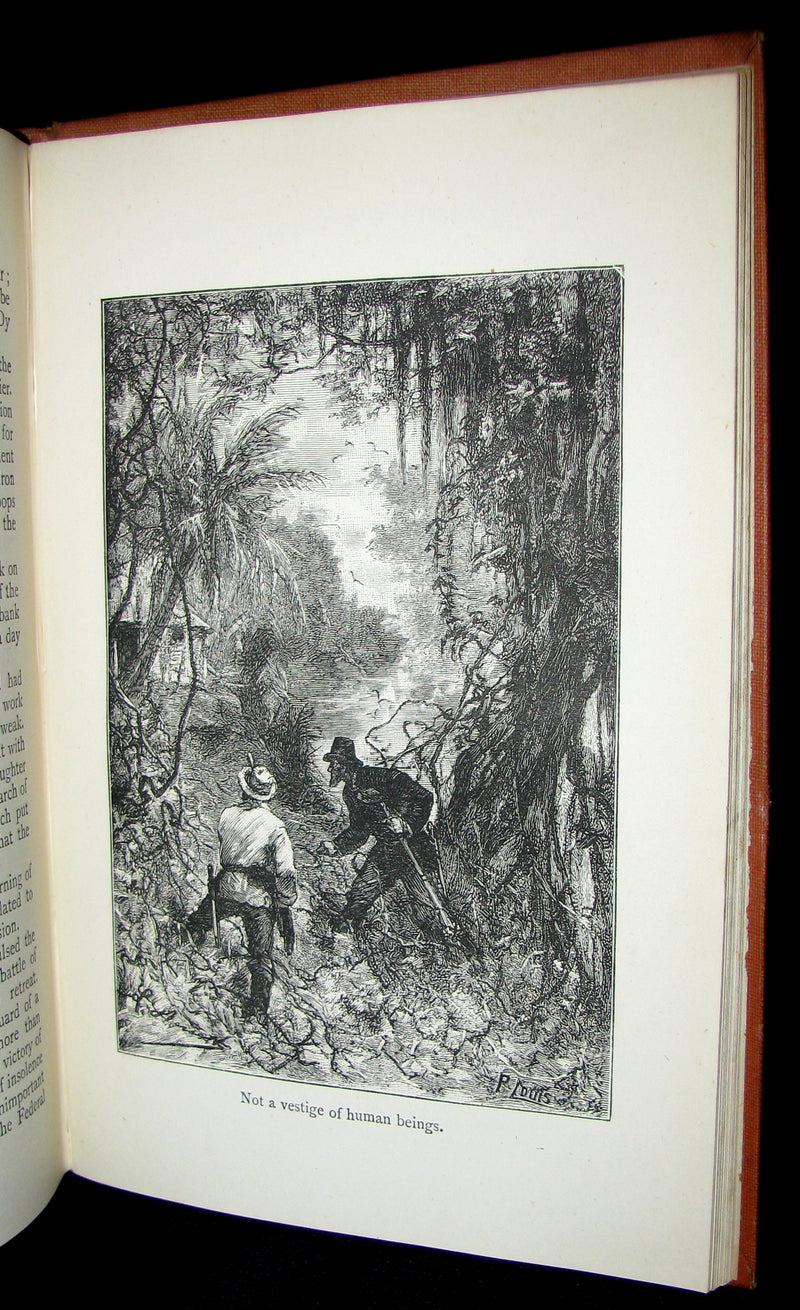 1891 Rare Jules Verne early Edition - BURBANK THE NORTHERNER. A Tale of the American Civil War