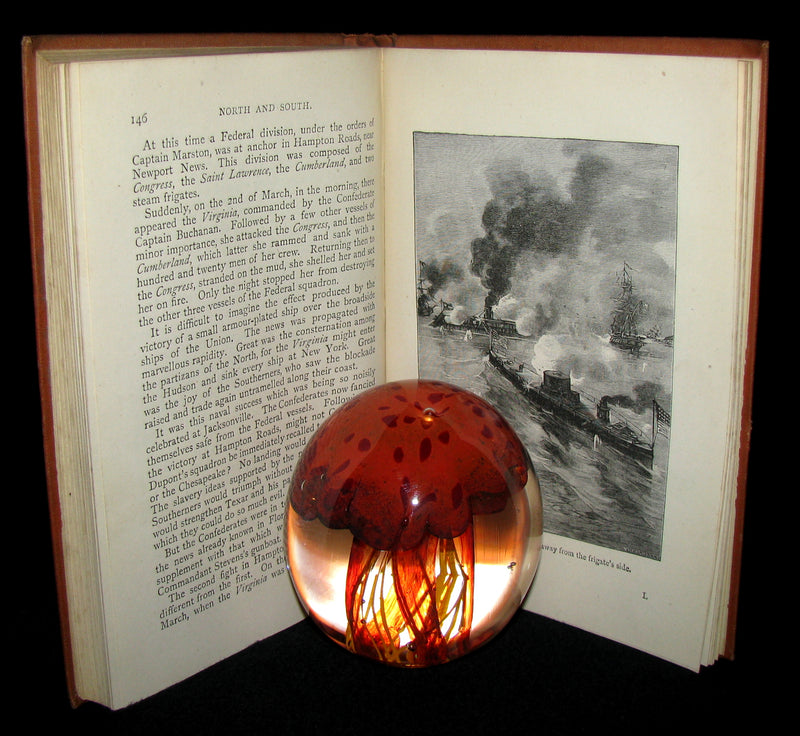1891 Rare Jules Verne early Edition - BURBANK THE NORTHERNER. A Tale of the American Civil War