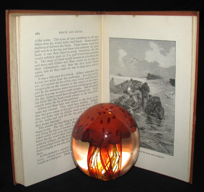 1891 Rare Jules Verne early Edition - BURBANK THE NORTHERNER. A Tale of the American Civil War