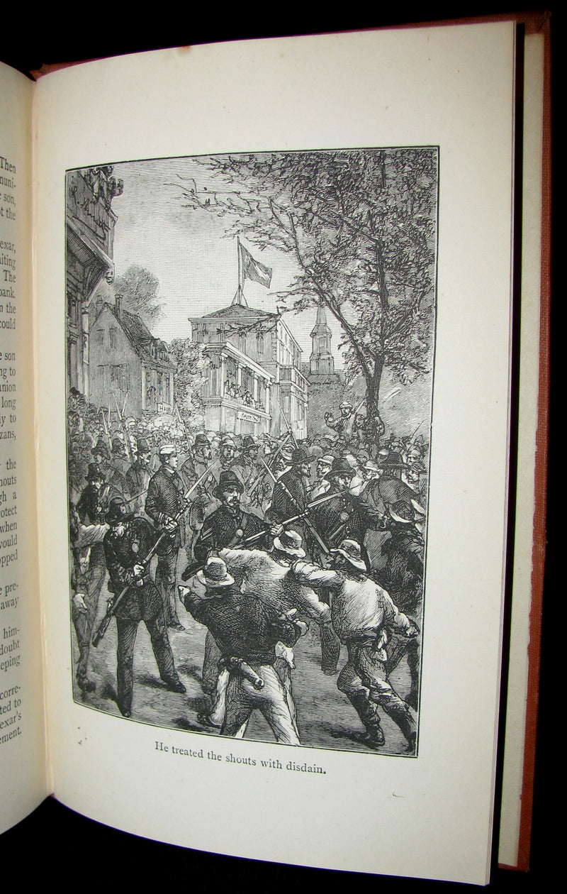 1891 Rare Jules Verne early Edition - BURBANK THE NORTHERNER. A Tale of the American Civil War