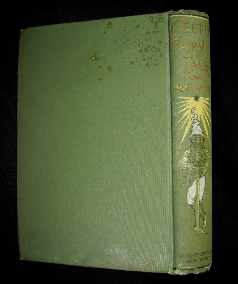 1890 Scarce Victorian Book - CELTIC Fairy Tales by Joseph Jacobs Illustrated by John D. Batten.