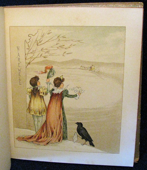 1883 Scarce Victorian Book -  The Snow Queen by Hans Christian Andersen illustrated by T. Pym