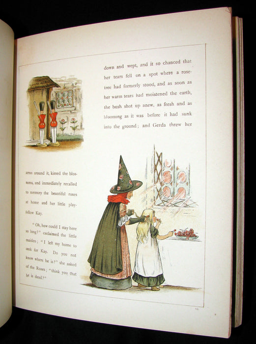 1883 Scarce Victorian Book -  The Snow Queen by Hans Christian Andersen illustrated by T. Pym