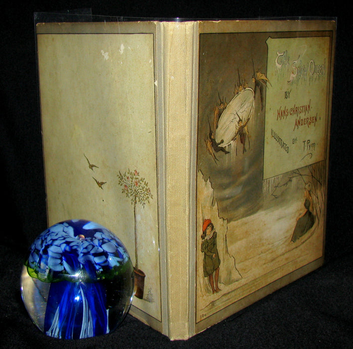 1883 Scarce Victorian Book -  The Snow Queen by Hans Christian Andersen illustrated by T. Pym