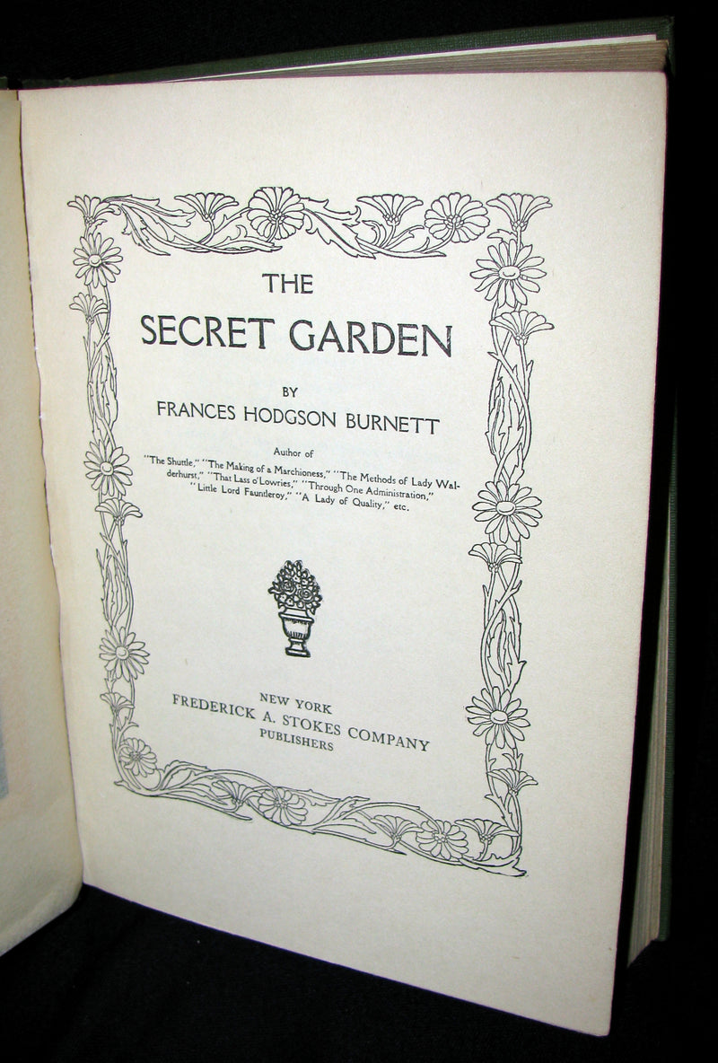 1911 Rare Book Early Edition - The Secret Garden by Frances Hodgson Burnett
