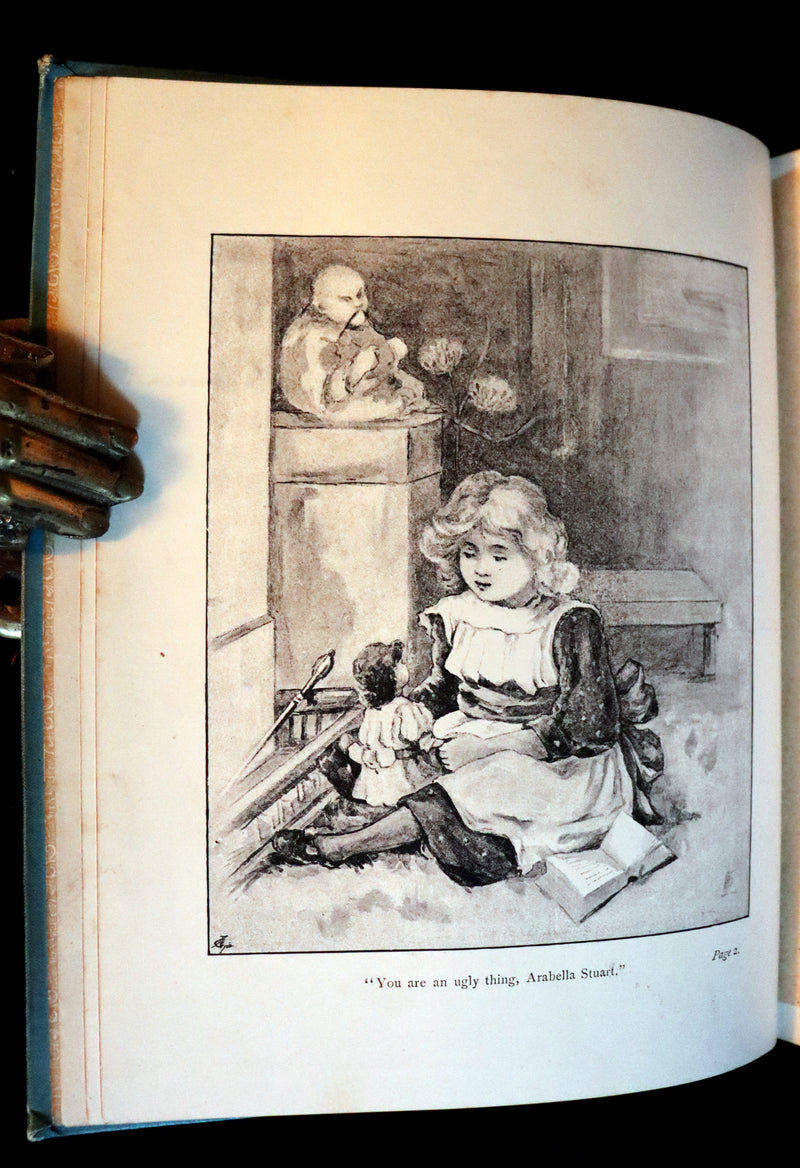 1890 Rare book - A New Book Of The Fairies By Beatrice Harraden illustrated by Edith D. Lupton