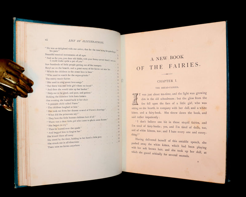 1890 Rare book - A New Book Of The Fairies By Beatrice Harraden illustrated by Edith D. Lupton