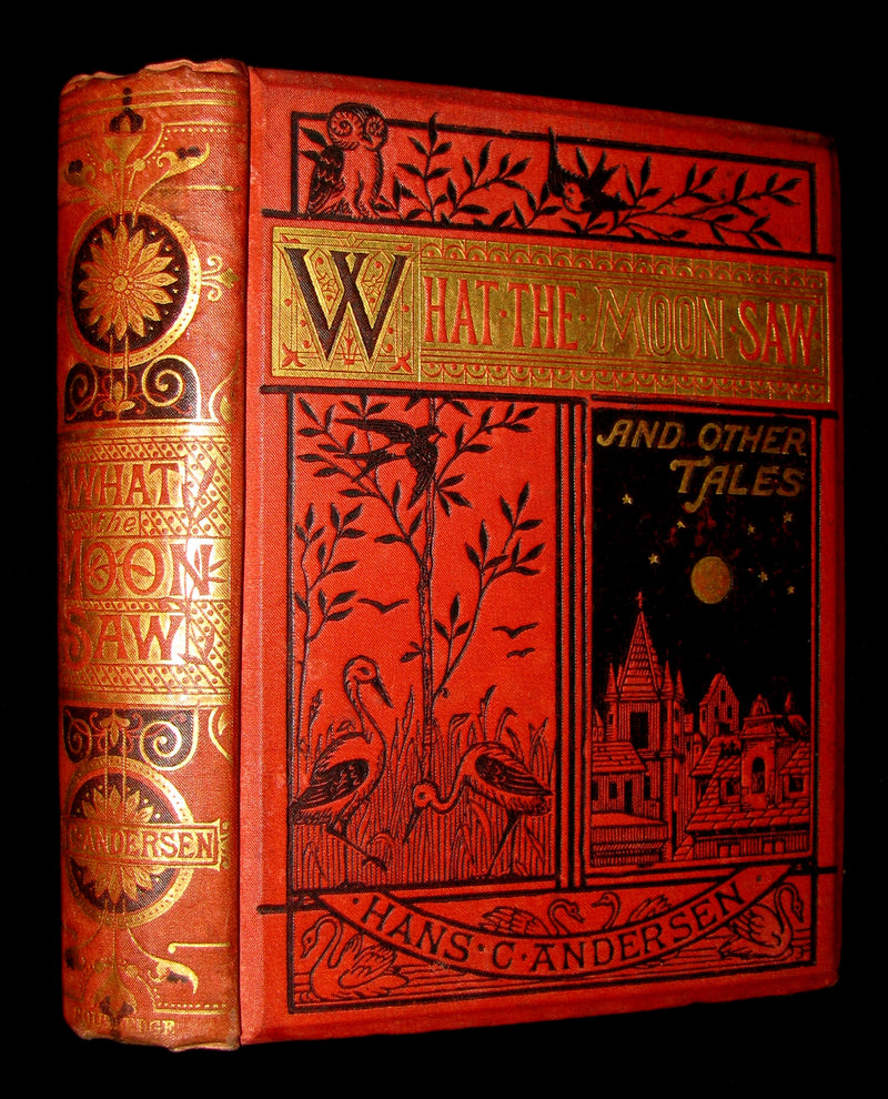 1870's Scarce Victorian Edition - Hans Christian Andersen - What the Moon Saw and Other Tales